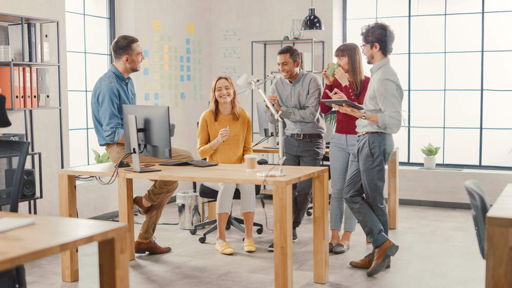 Zespół w biurze